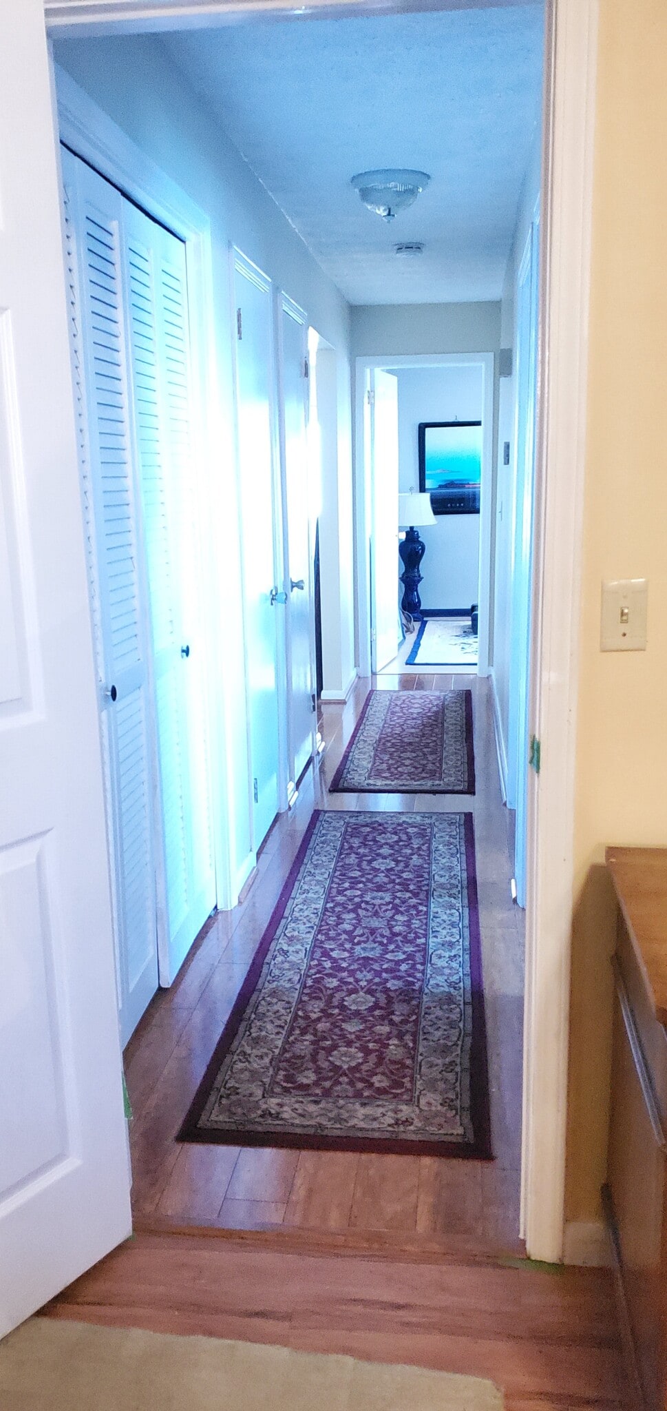 Hallway from master bedroom - 2620 Moody Ave