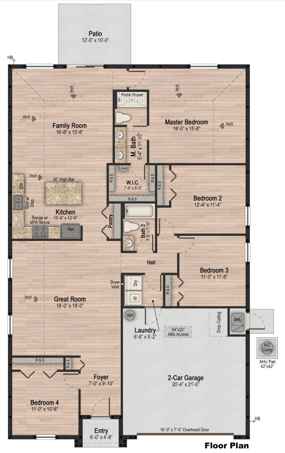 Floorplan - The Groves at Lake Ella