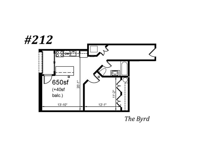 Floorplan - Landmark at 1700 Apartments