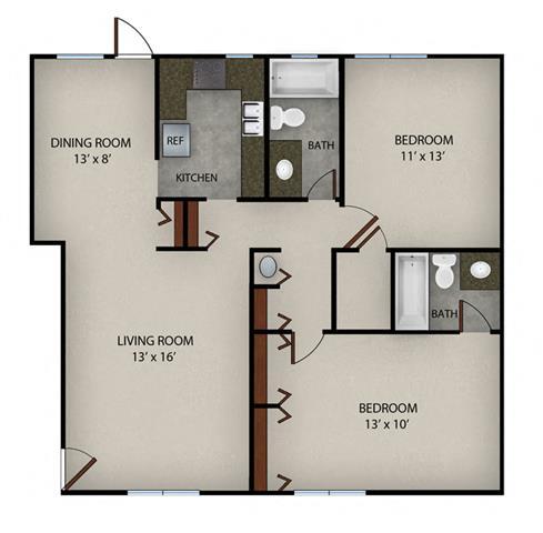 Floorplan - Hidden Colony