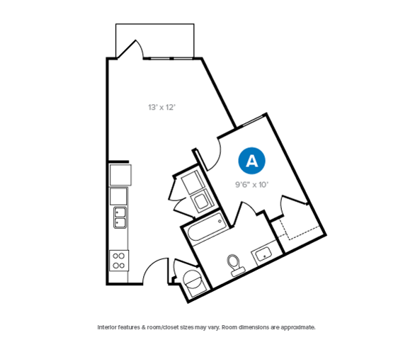 1 Bed, 1 Bath Courtyard - Yugo Atlanta Summerhill