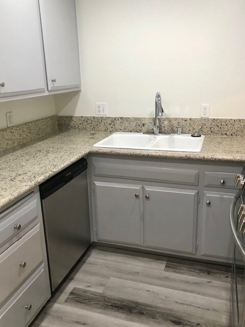 Kitchen - New Dishwasher & Garbage Disposal - 16181 Ganges Lane #2, Huntington Beach, CA 92647