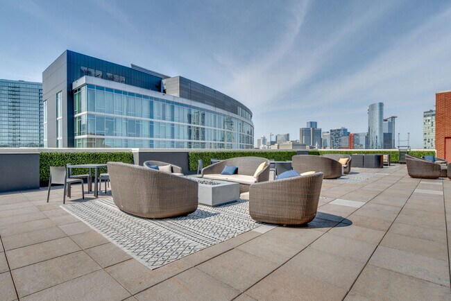 Firepits at Pool Lounge - 600 12th Ave S