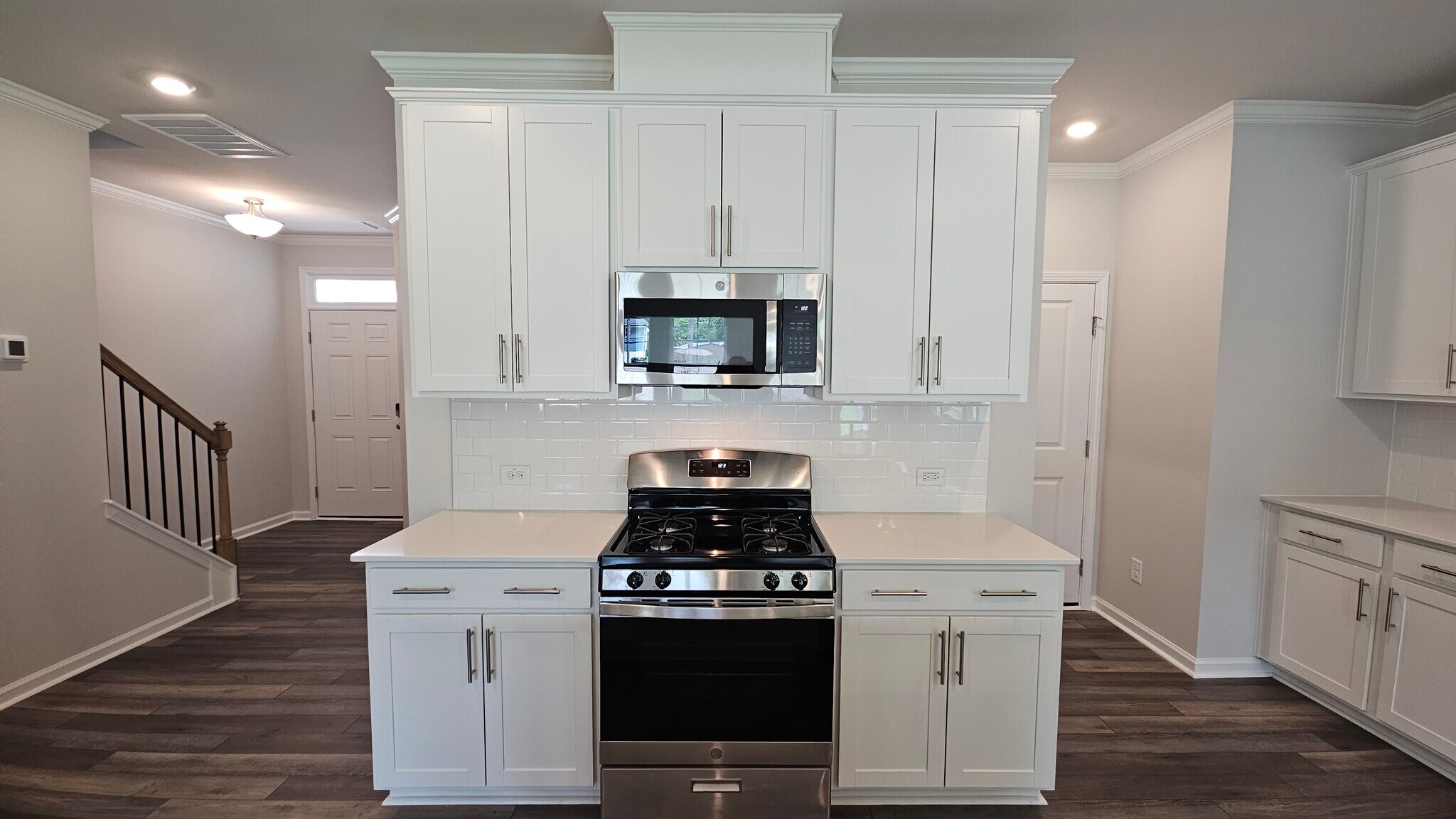 View of the kitchen (new appliances) - not shown: the fridge to the right! - 2207 Cape May Ln