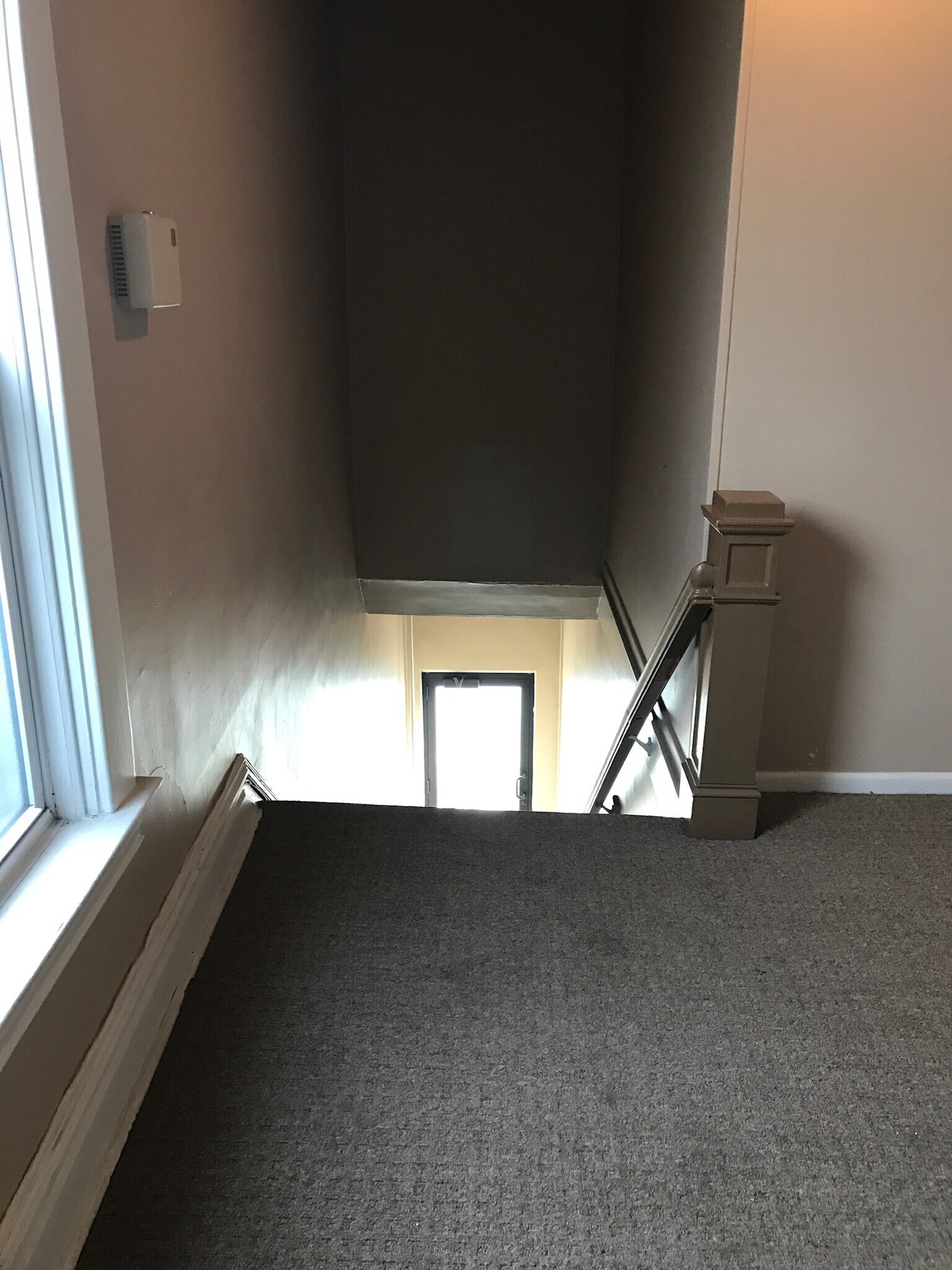 stairwell to second floor - 604 Washington Ave