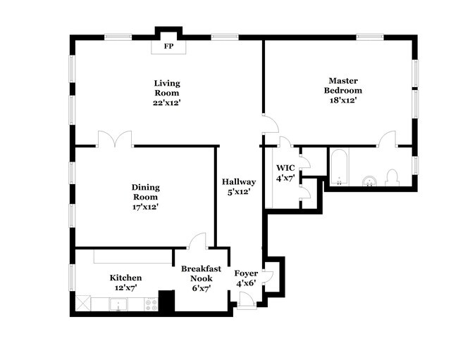 Floor Plan - 400 W Hortter St