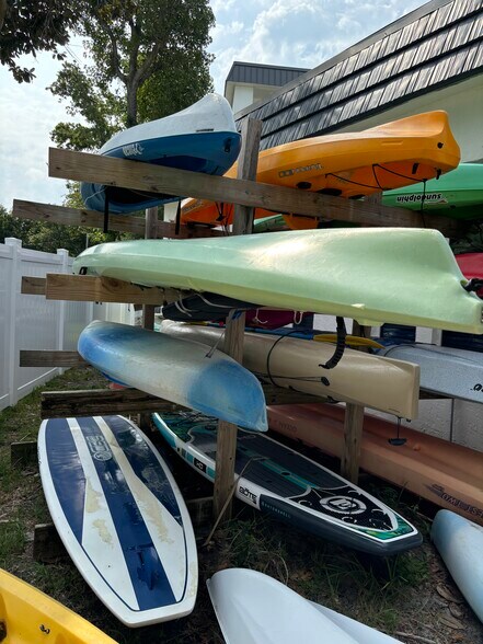 Kayak rack - 151 Calhoun Ave