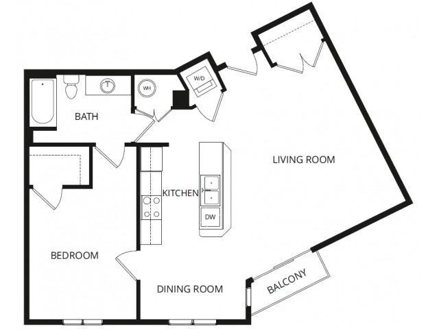 Floorplan - Bridges Apartment Homes