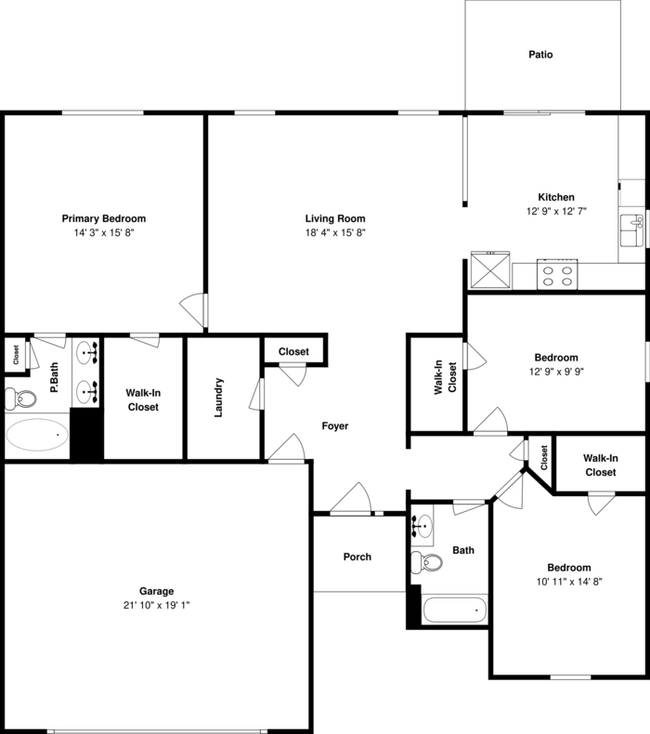 Building Photo - 3 bed 2 bath in Avon with privacy fence an...