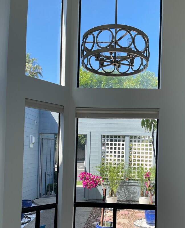 Courtyard from kitchenette - 811 Spindrift Dr