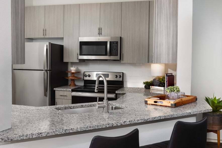 Granite countertops in kitchens and bathrooms - The Ranch Apartments