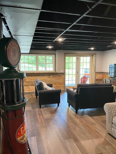Lounge Area Downstairs - Walk out basement - 204 Eastern Union Tpke