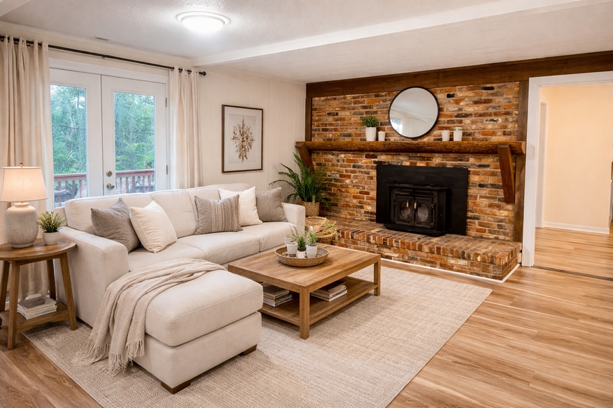 Inspiration image of the great room. - 2212 Old Kearney Rd