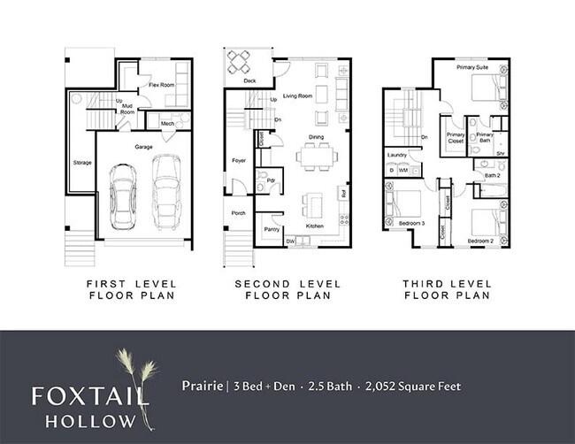 Floorplan - Foxtail Hollow Townhomes
