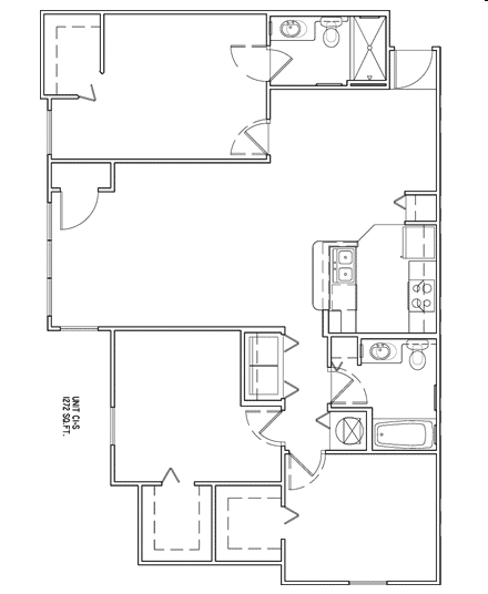 3BR/2BA - The Oaks at Stone Fountain