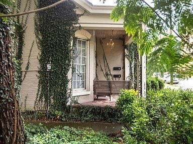 Front porch from driveway - 176 Woodland Ave