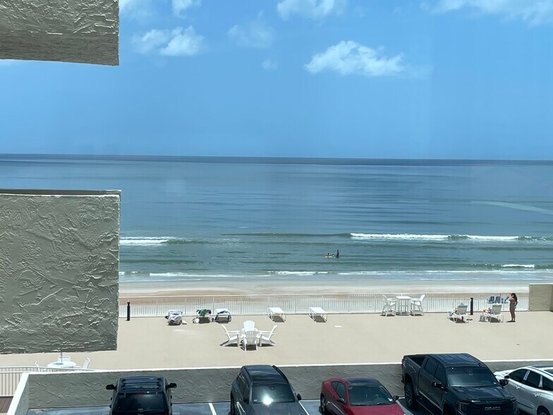 View of beach from condo - 2947 S Atlantic Ave