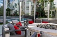 Gather around the fire for cozy evenings outside. - Diridon West