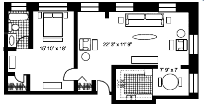 1BR/1BA - The Monticello