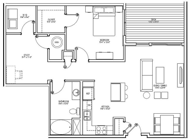 Floorplan - Vox on Two