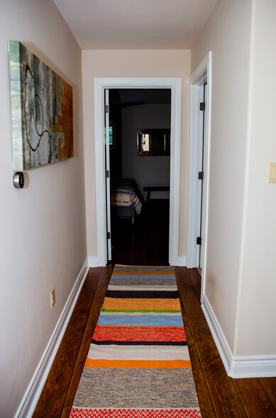 Upstairs hallway to Second bedroom and bath - 3607 Clawson Rd