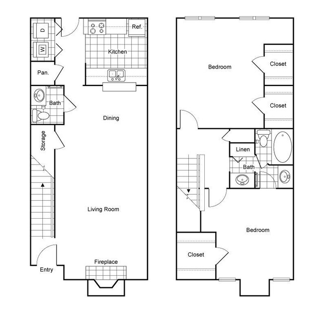 Floorplan - Shadow Bend Apartments