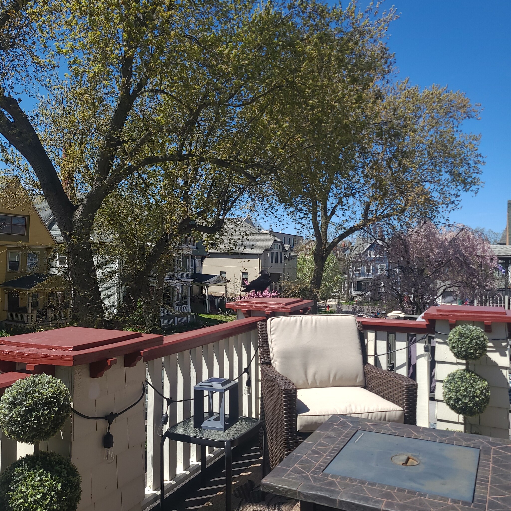 Second floor balcony and porch - 43 Brantford Pl
