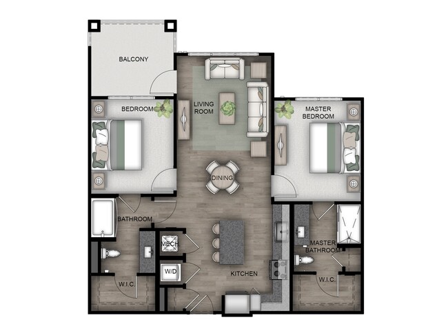 Floorplan - Viridian Reserve Apartments