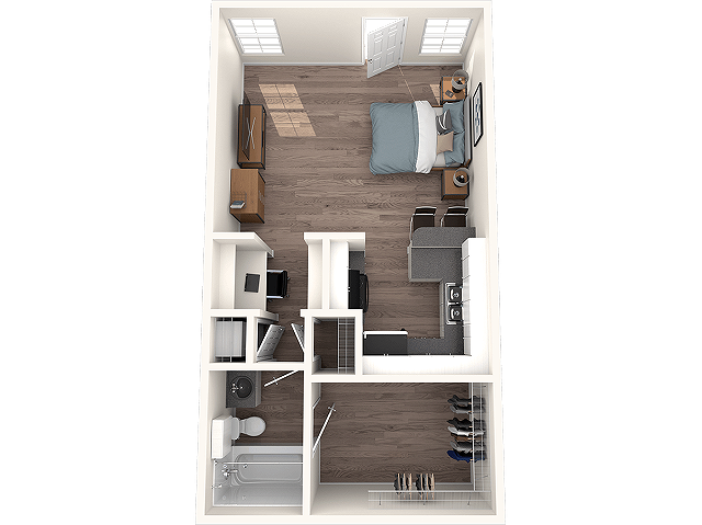 Studio - The Timbers Apartments