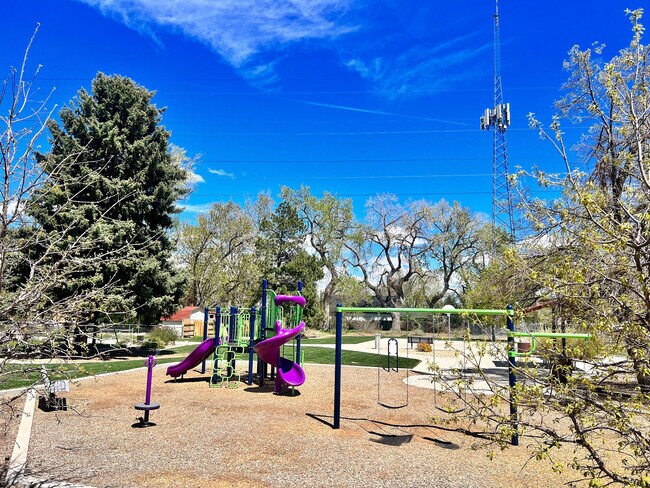 Explore the vibrant playground perfect for outdoor fun and relaxation. - Westland Apartments