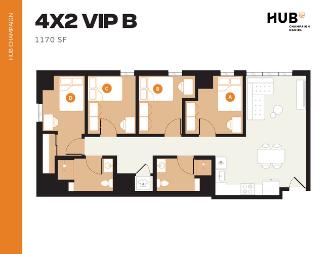 4x2 VIP B - Hub Champaign
