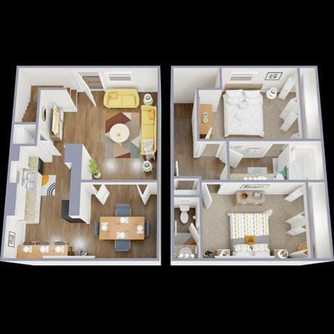 Floorplan - La Bella Apartments