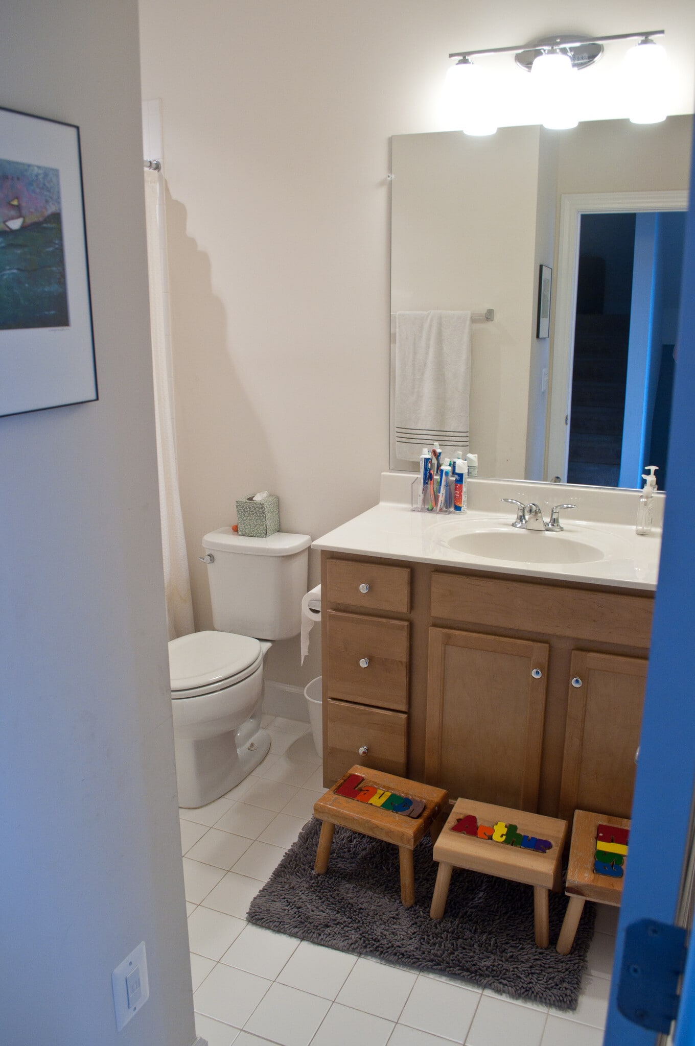 Hallway bathroom - 3717 Ambrose Hills Rd
