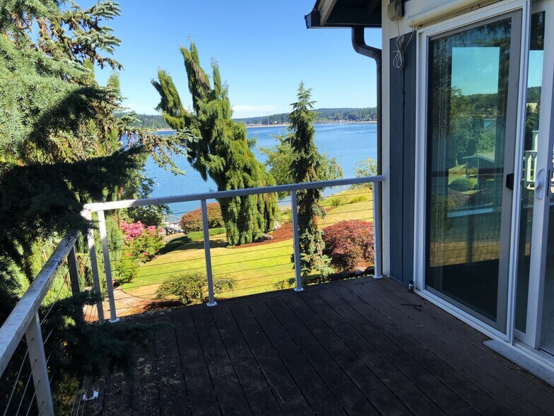 view from the main bedroom deck - 7107 120th St NW