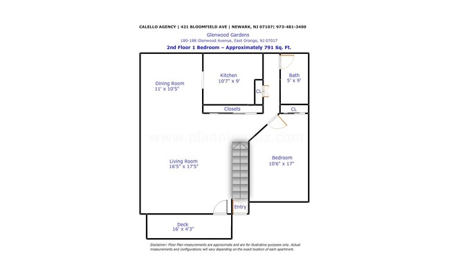 1BR/1BA - Glenwood Gardens