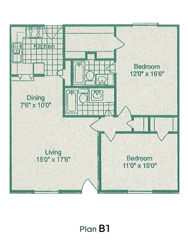 Floorplan - Amherst Apartments