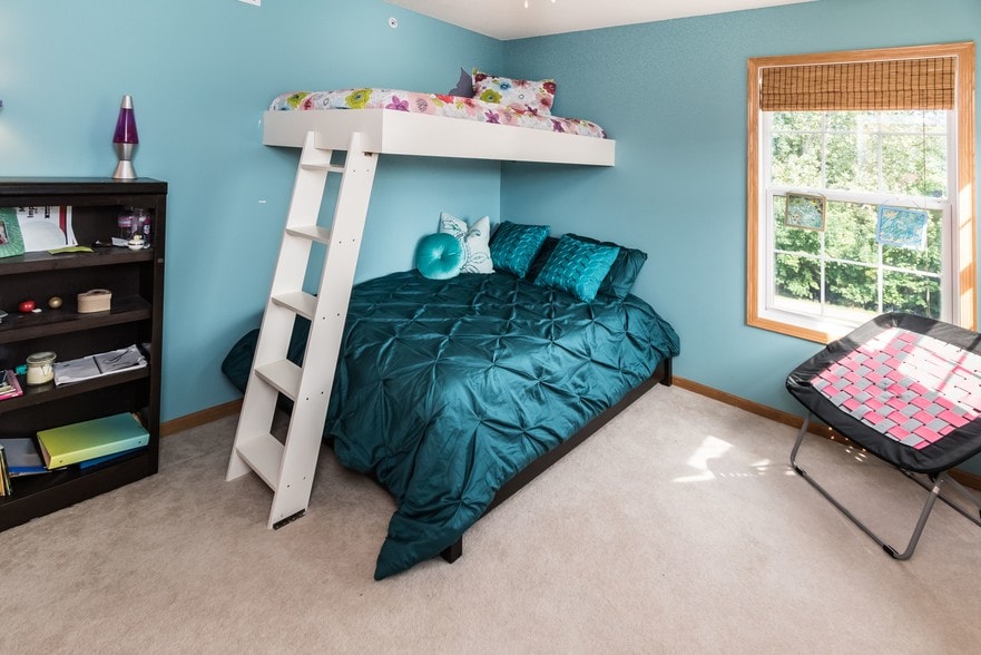 Third bedroom (bunk bed removed). - 1102 Bergmann Dr