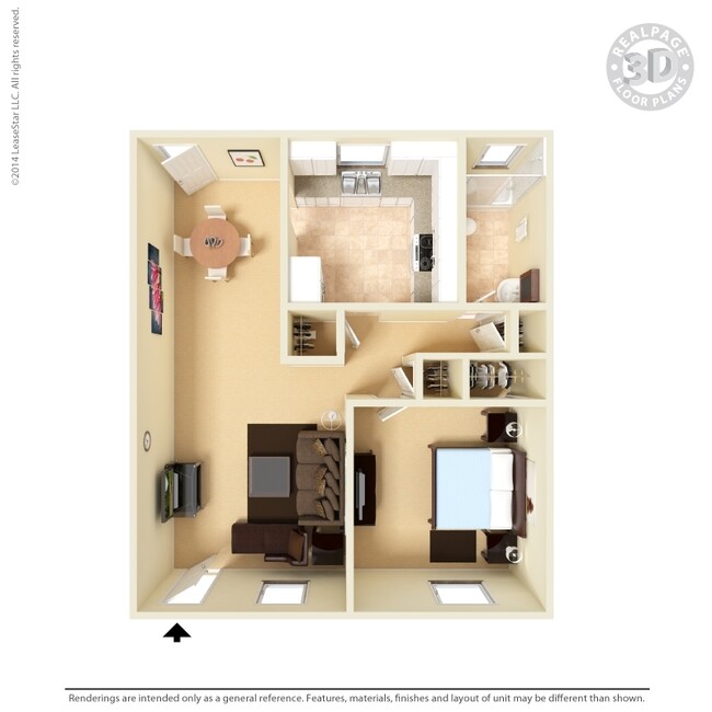 Floorplan - Villager Apartments