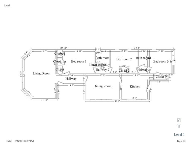 Apartment Layout - 723 Dobson St