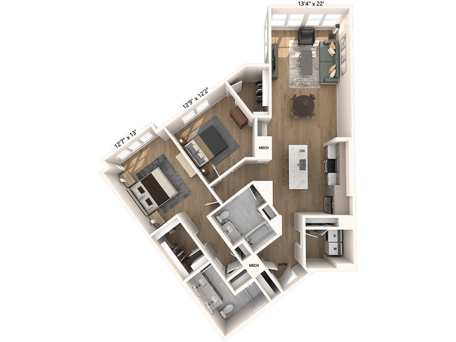 Floorplan - Avalon W Squared