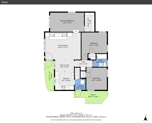 Building Photo - $2,440.95, 3 bed, 1 bath located in Denver with a newly renovated kitchen and In Unit Laundry!
