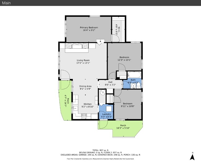 Building Photo - $2,540.95, 3 bed, 1 bath located in Denver with a newly renovated kitchen and In Unit Laundry!