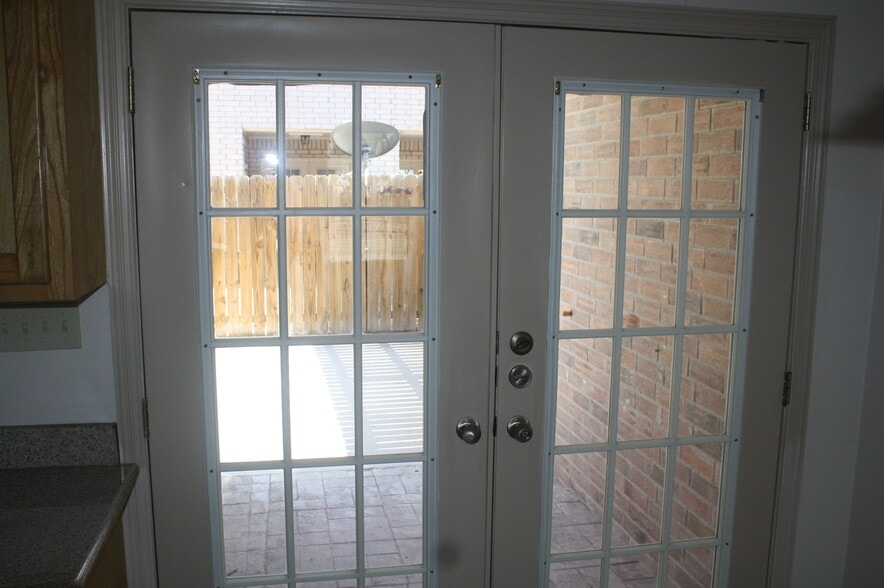 view looking out patio doors - 1503 West Fig Avenue