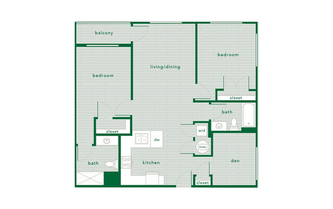 Floorplan - The Piedmont Raleigh