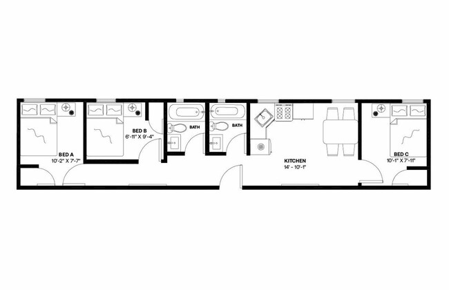 Building Photo - Private bedroom in 3 bed/2 bath Home