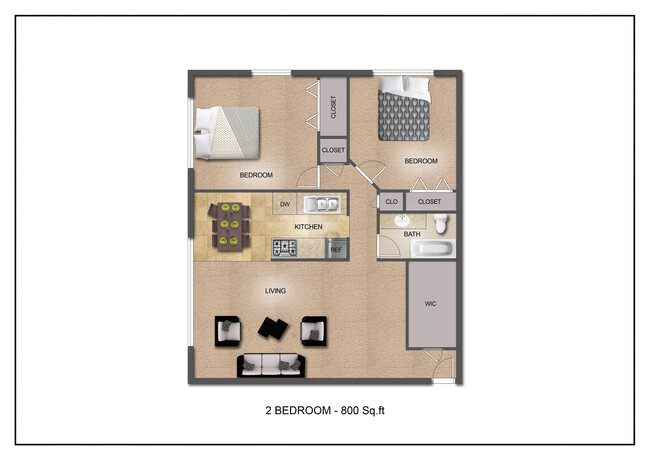 Floorplan - Grand Place Apartments | 1788