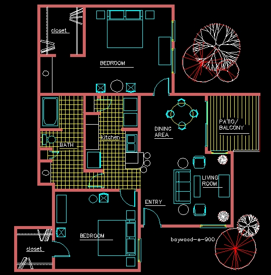 2BR/1BA - Baywood