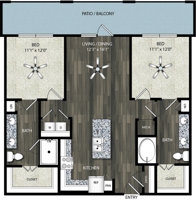 Floorplan - Oaks 55