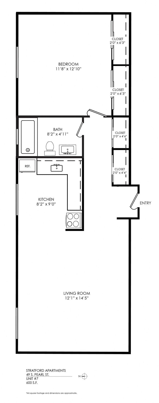 Floorplan - Stratford Apartments