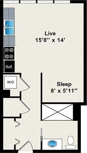 Floorplan - Reside on Green Street